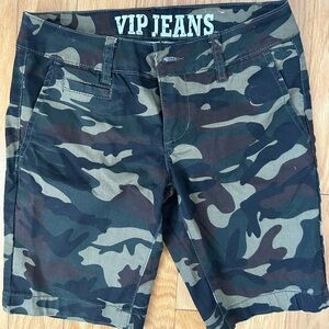 Vip Cargo Pants Green Camouflage Womens Junior Size 1